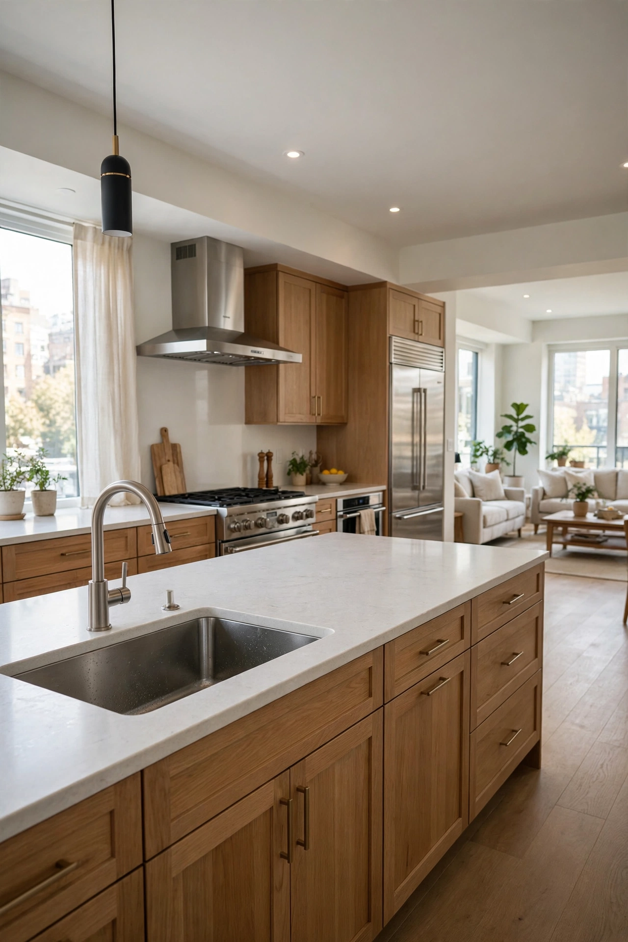 Big open kitchen