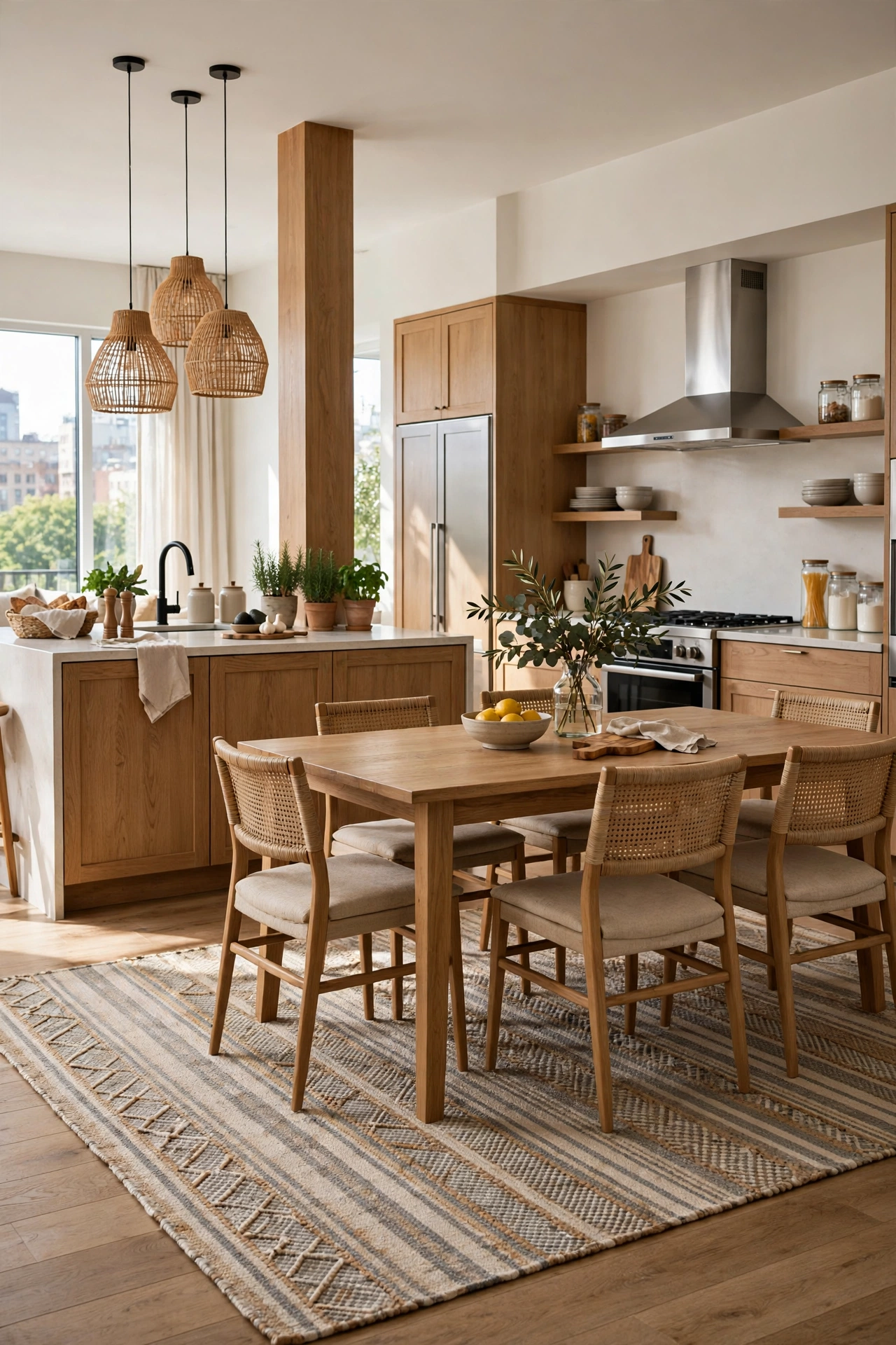 Big open kitchen