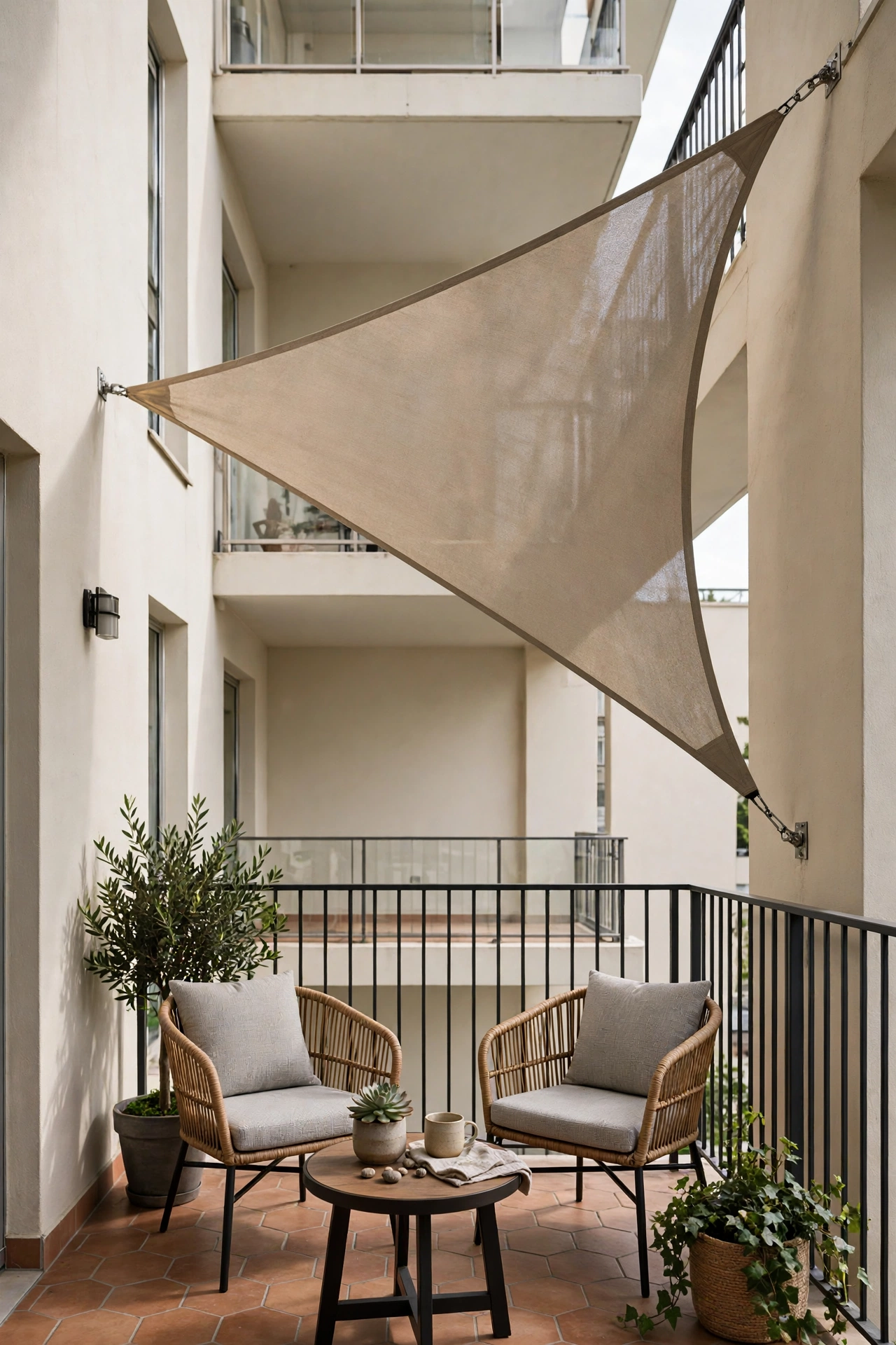 Apartment balcony privacy