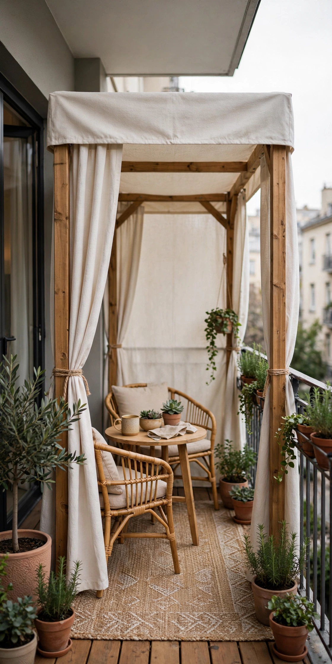 Apartment balcony privacy