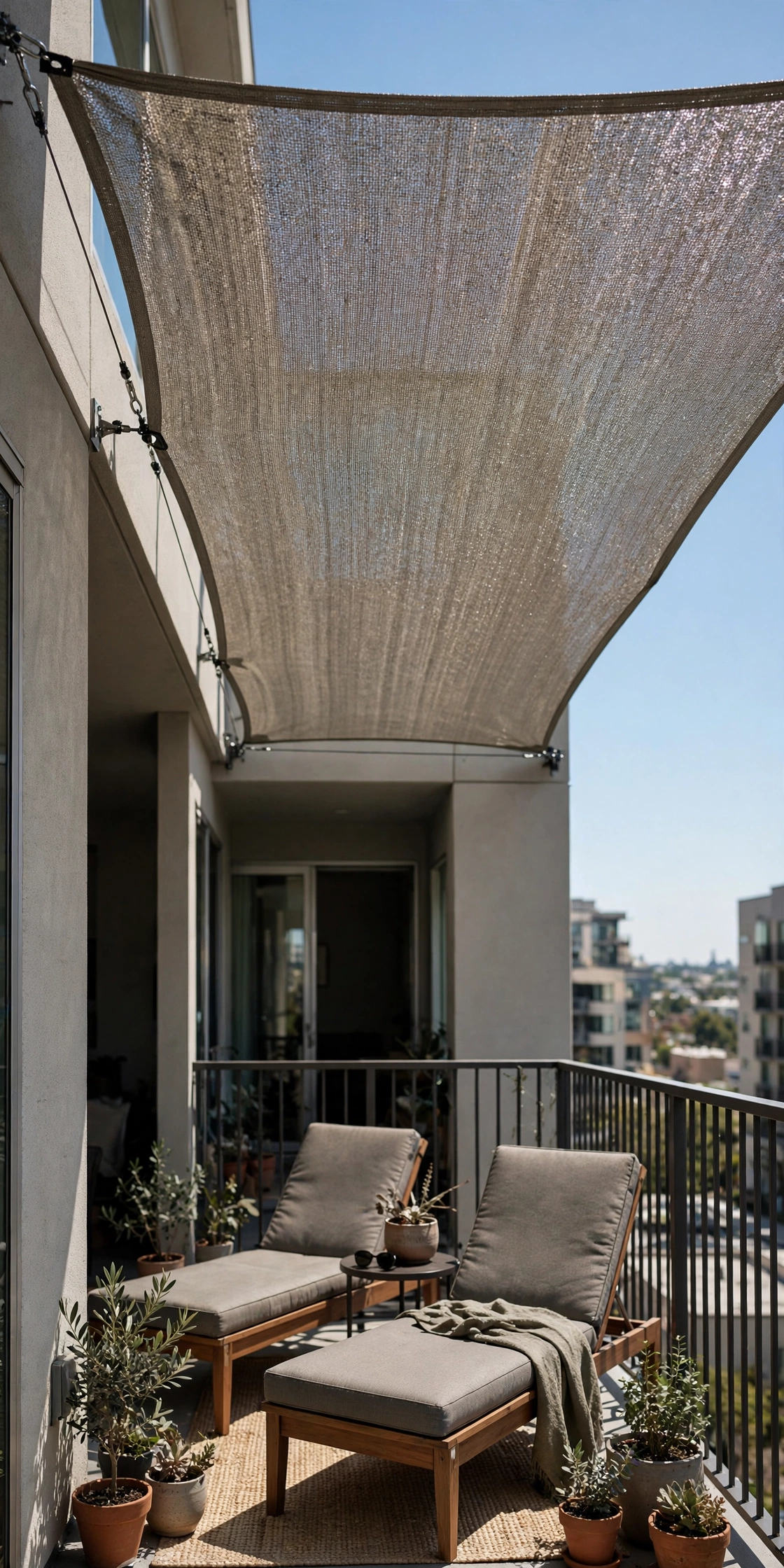 Apartment balcony shade