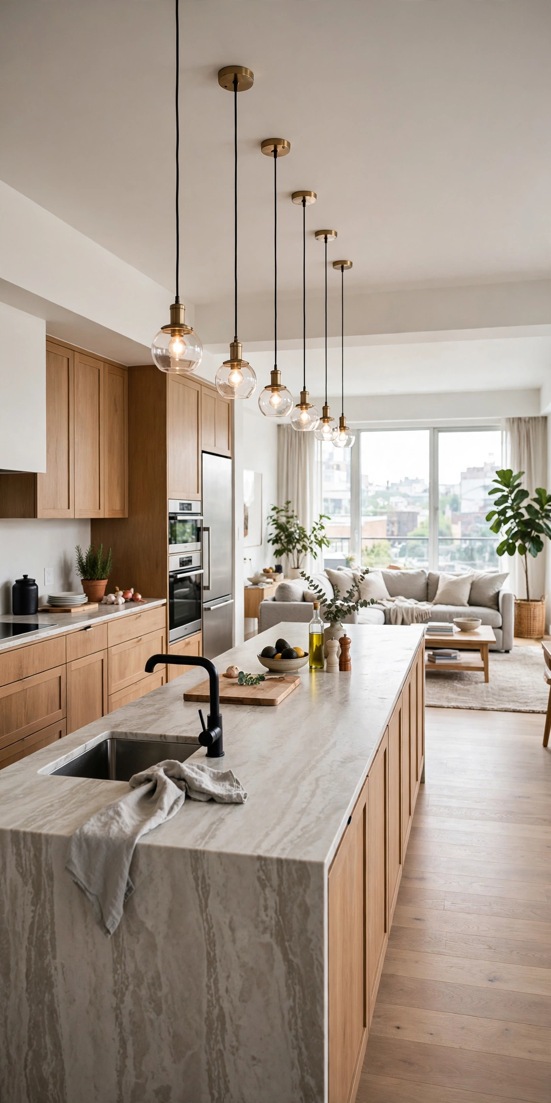 Big open kitchen