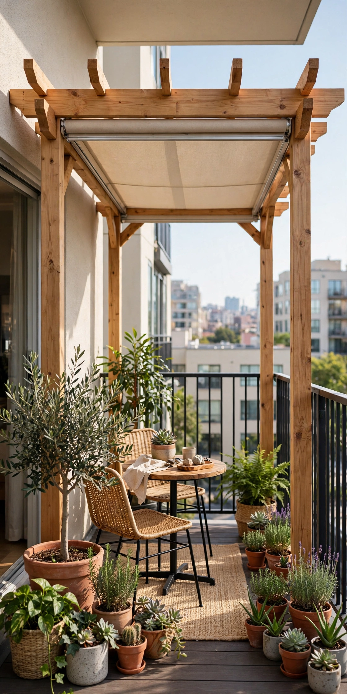 Apartment balcony shade