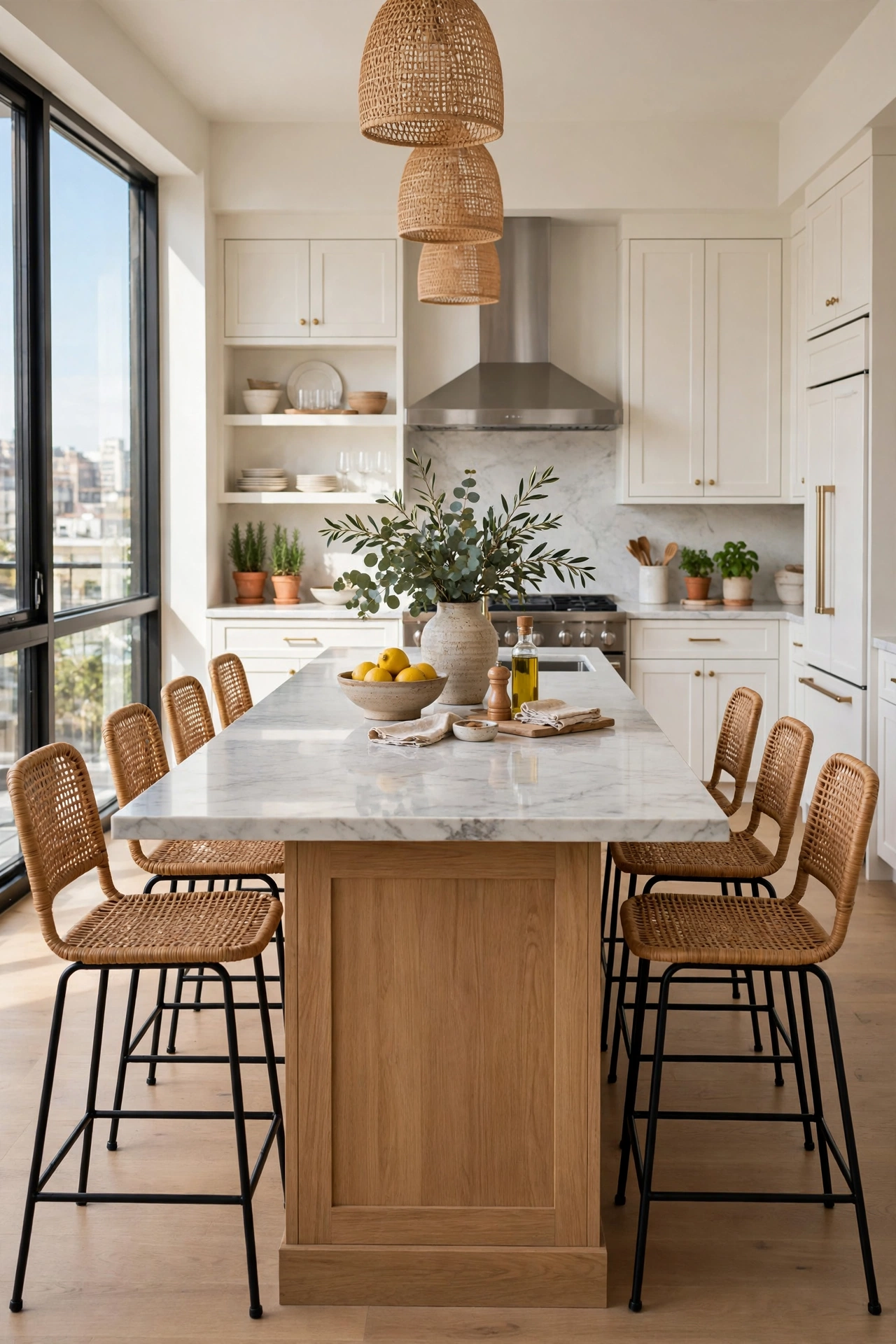 Big open kitchen