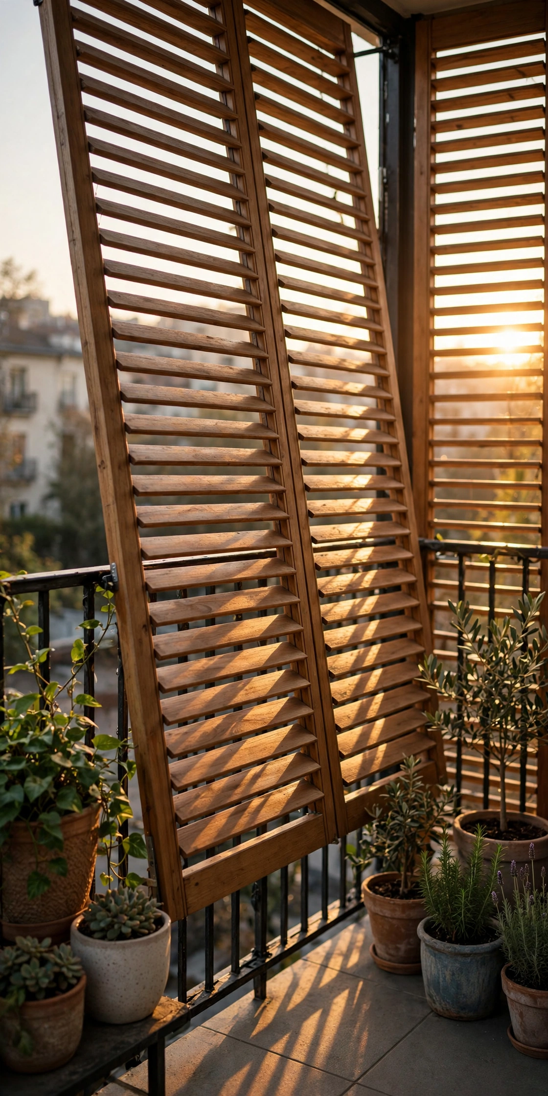 Apartment balcony shade