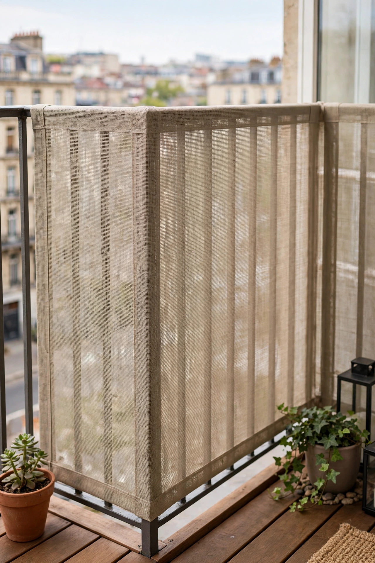 Apartment balcony privacy