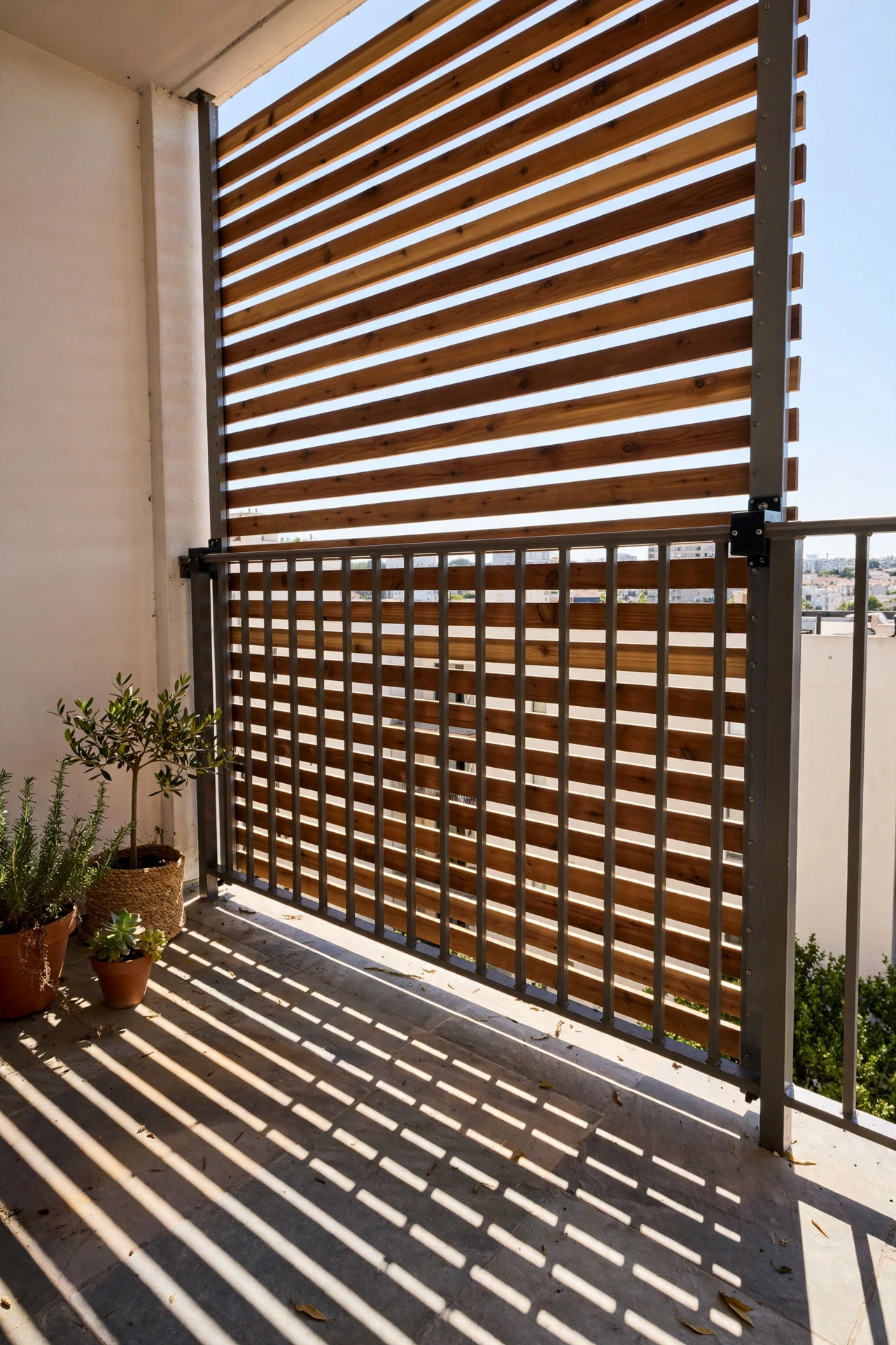Apartment balcony shade