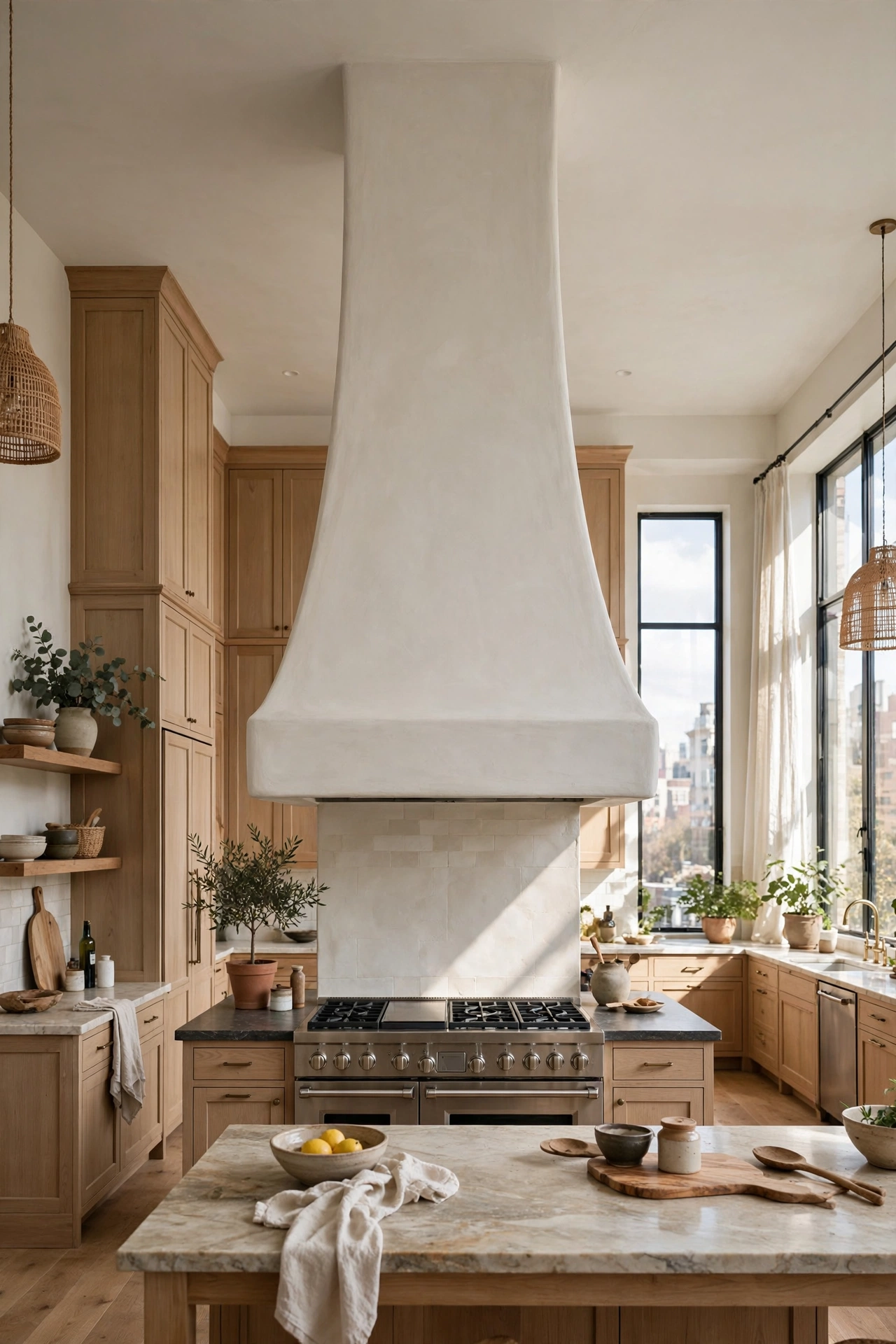 Big open kitchen