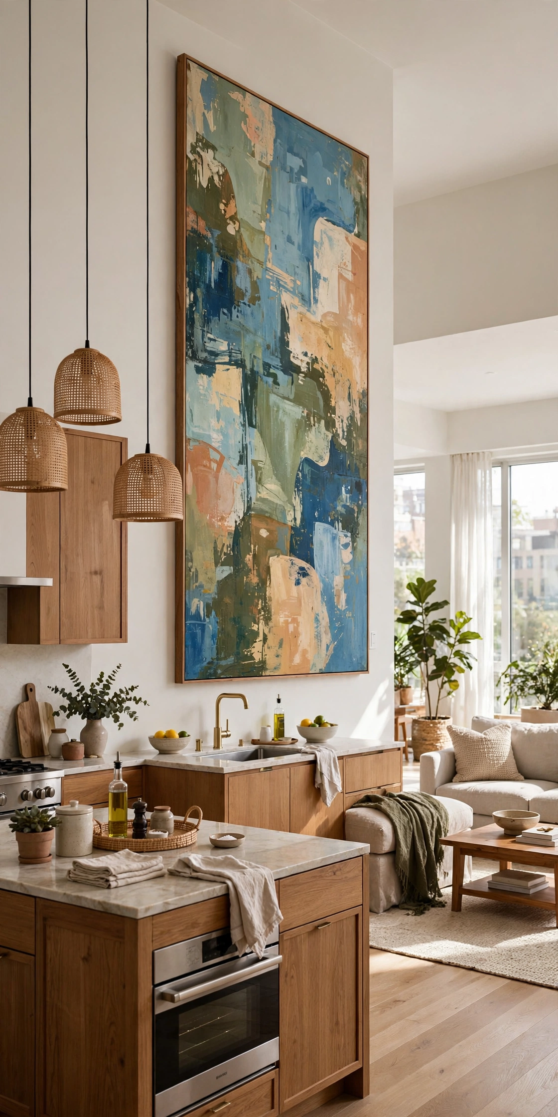 Big open kitchen