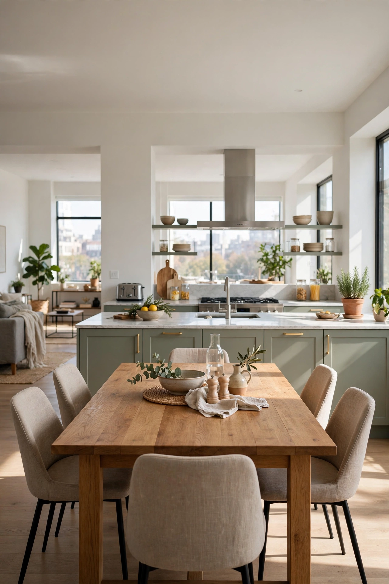 Big open kitchen