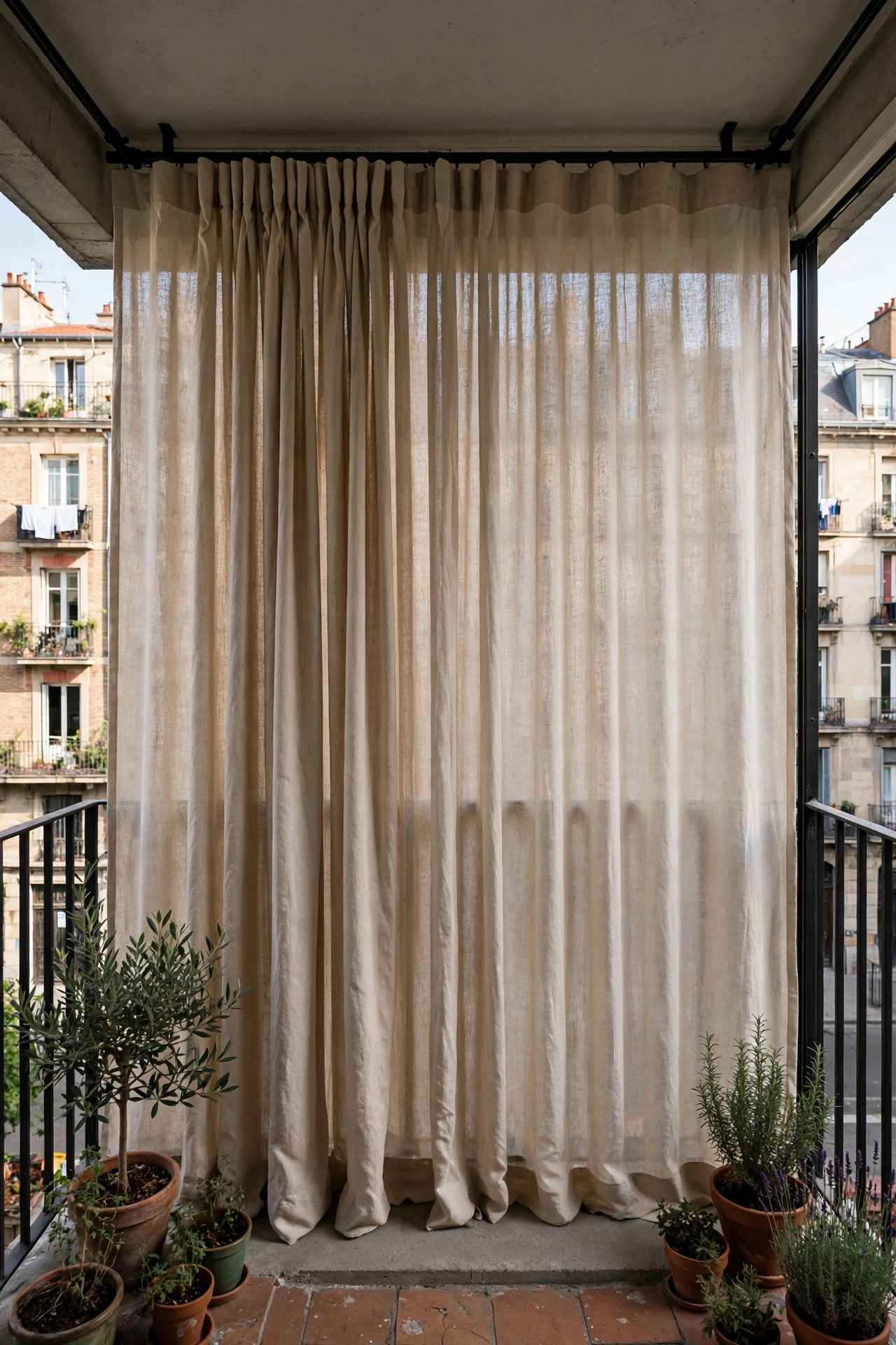Apartment balcony privacy