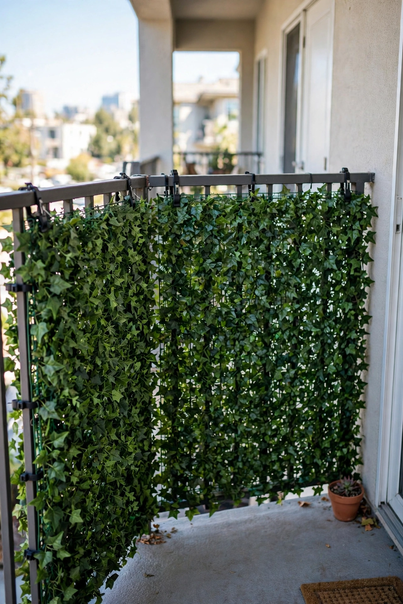 Apartment balcony privacy