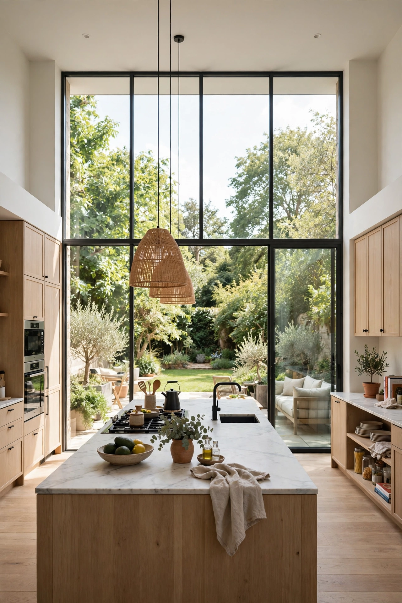 Big open kitchen