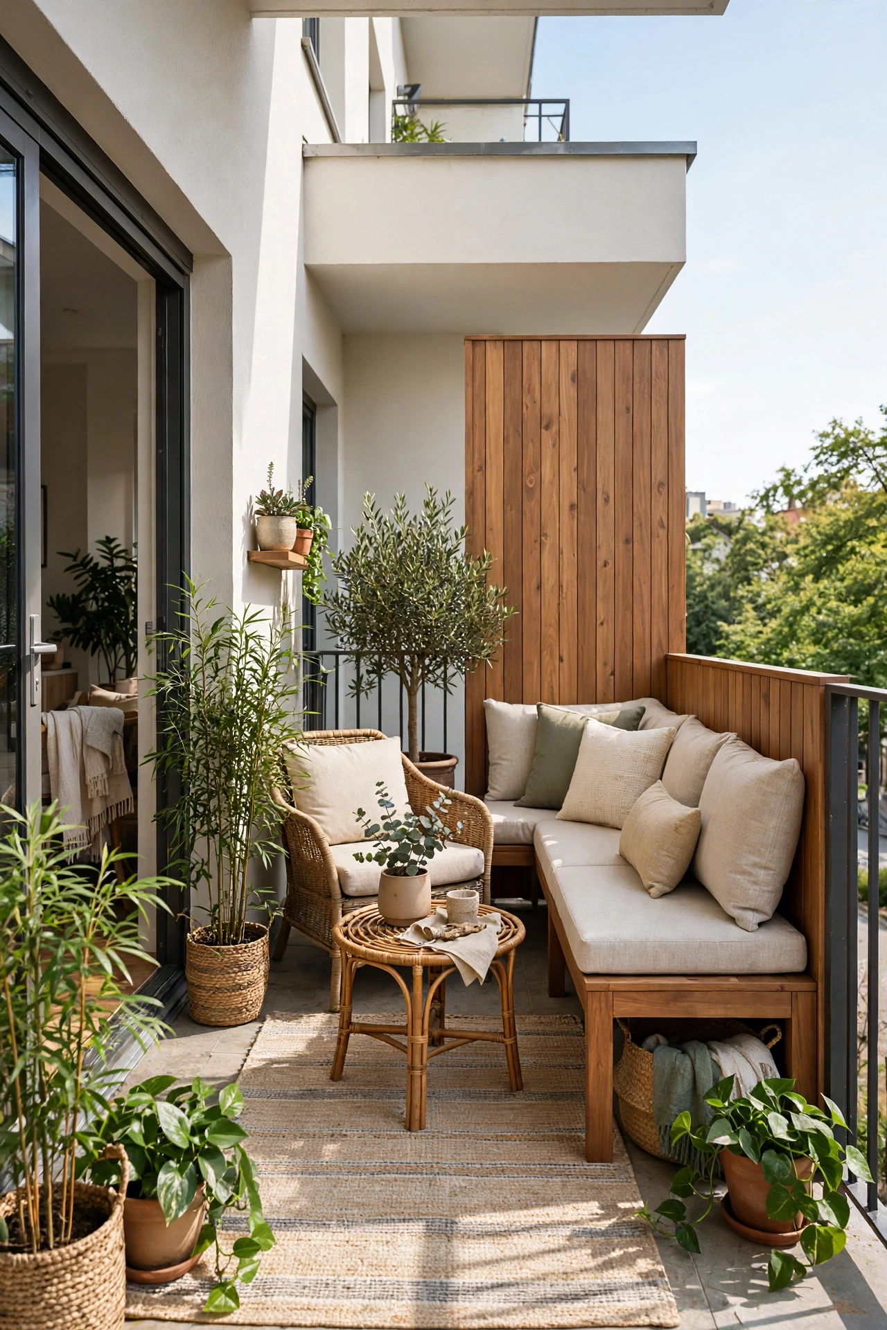 Apartment balcony privacy