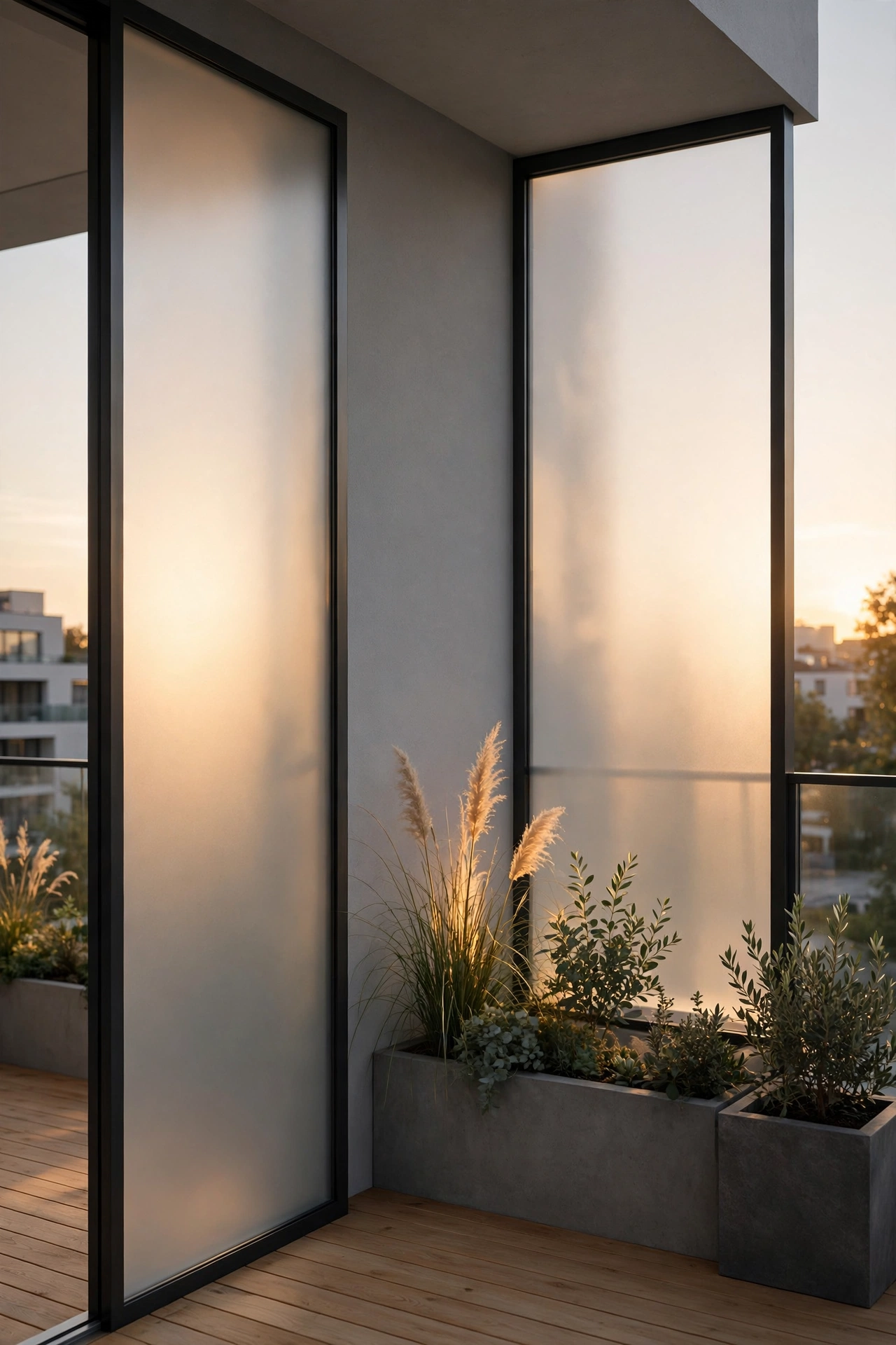 Apartment balcony shade