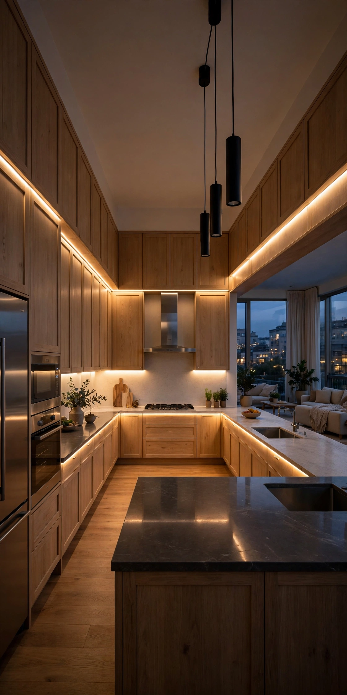 Big open kitchen