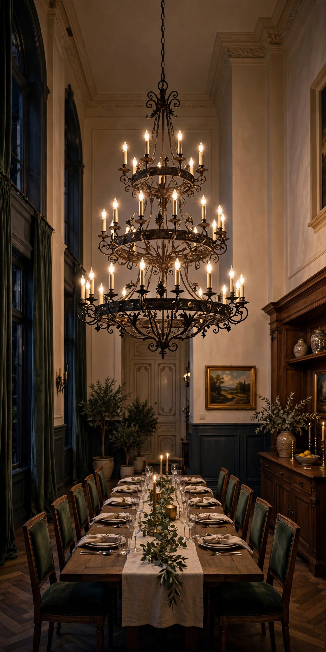 Dining room chandelier