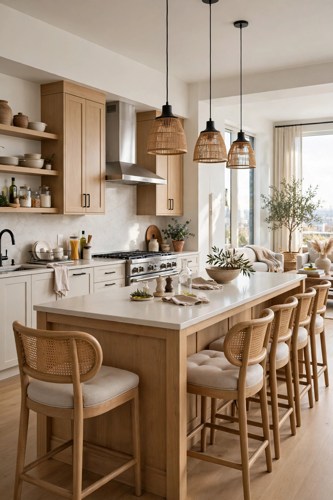 Big open kitchen