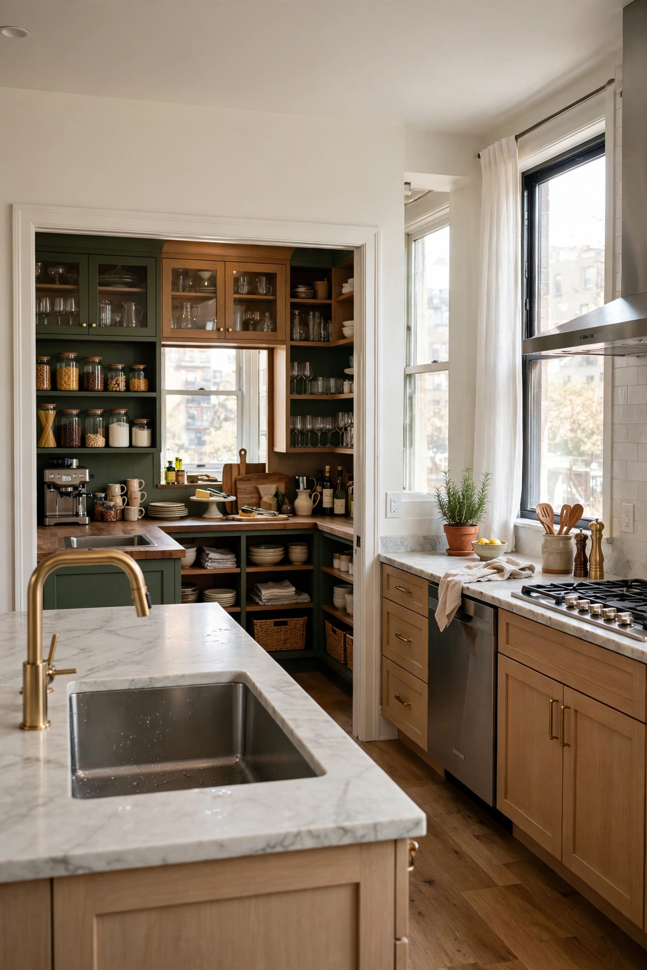 Big open kitchen