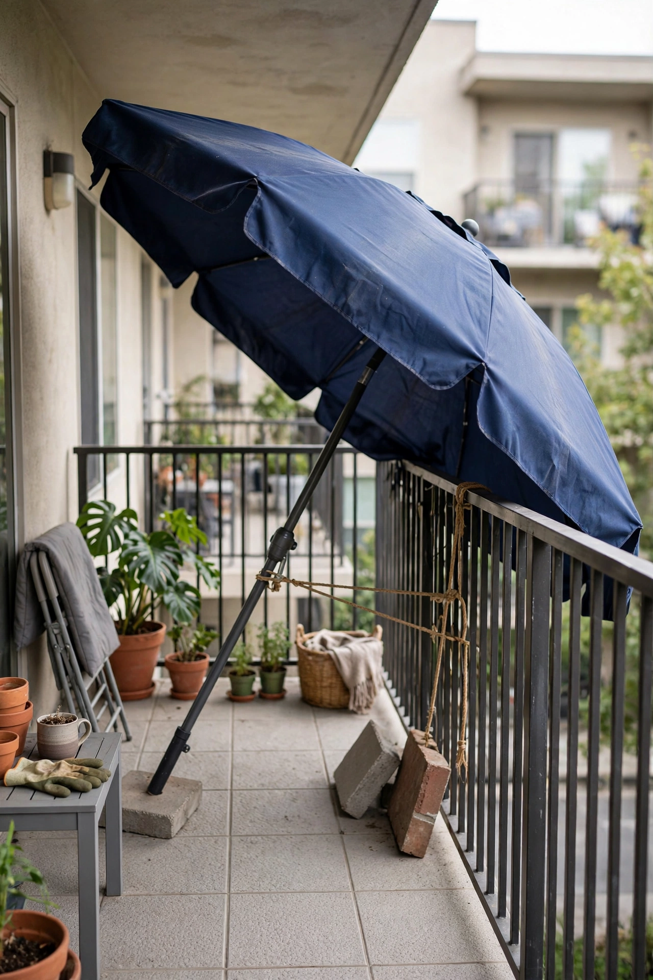 Apartment balcony privacy
