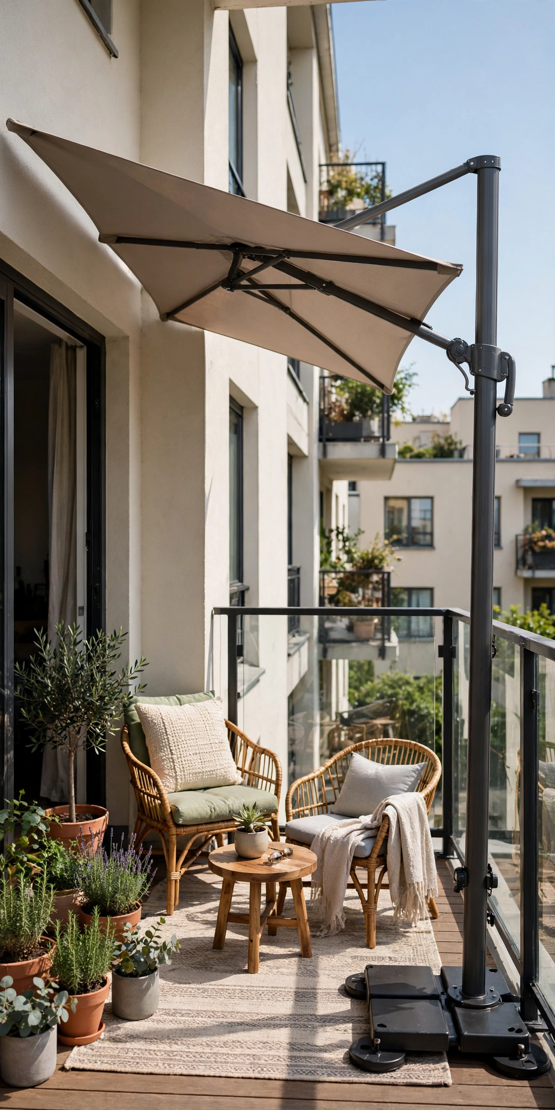 Apartment balcony shade