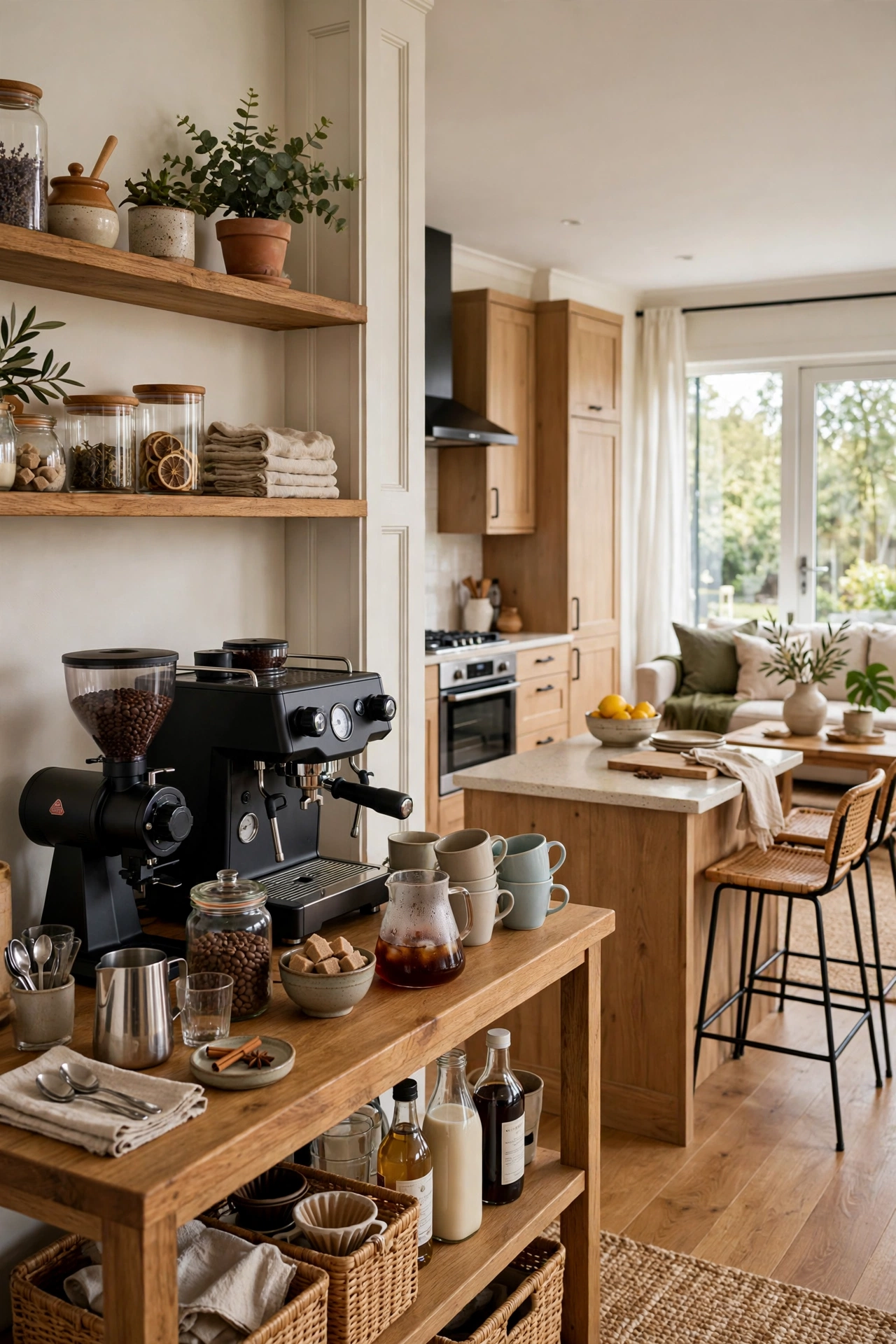 Big open kitchen