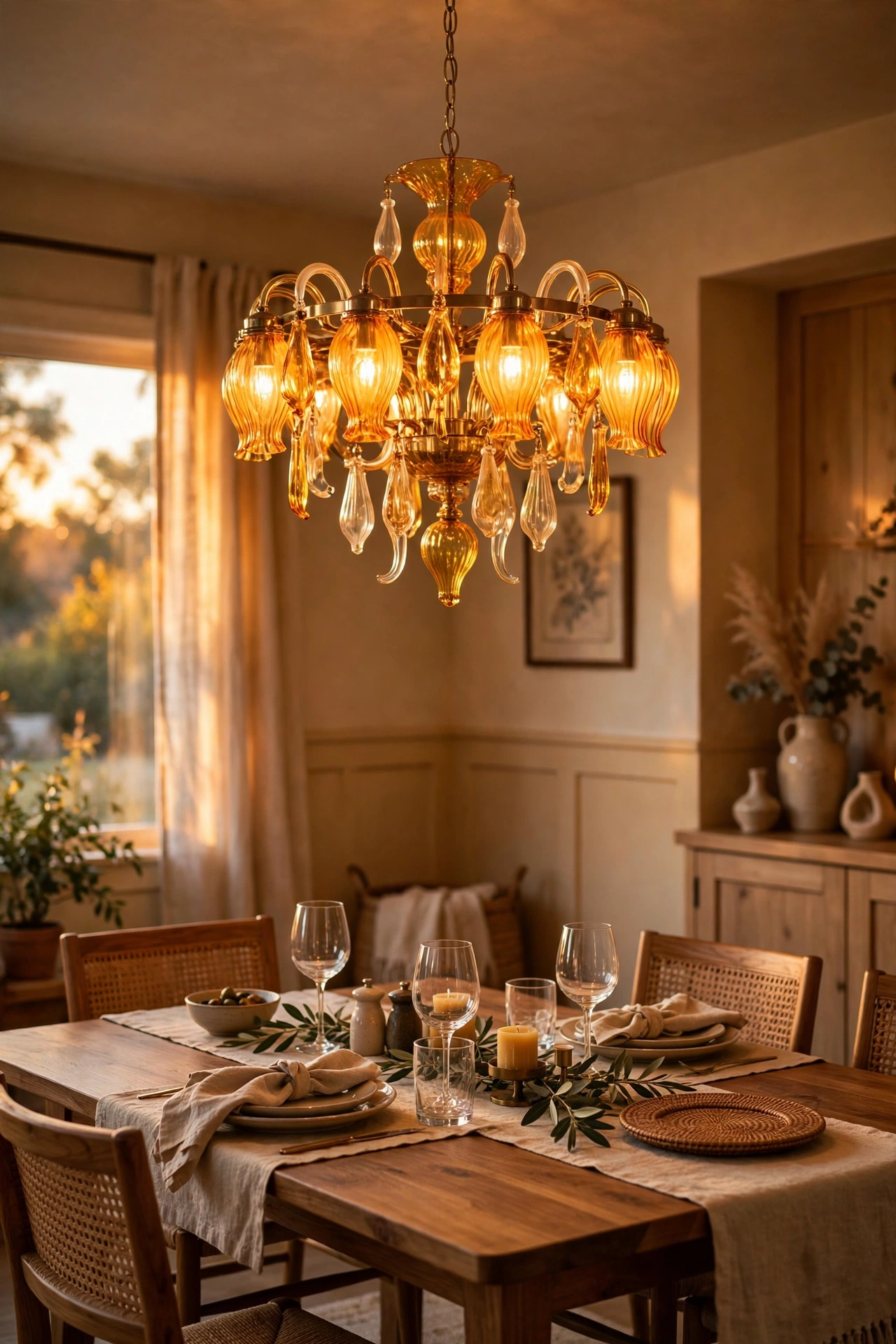 Dining room chandelier