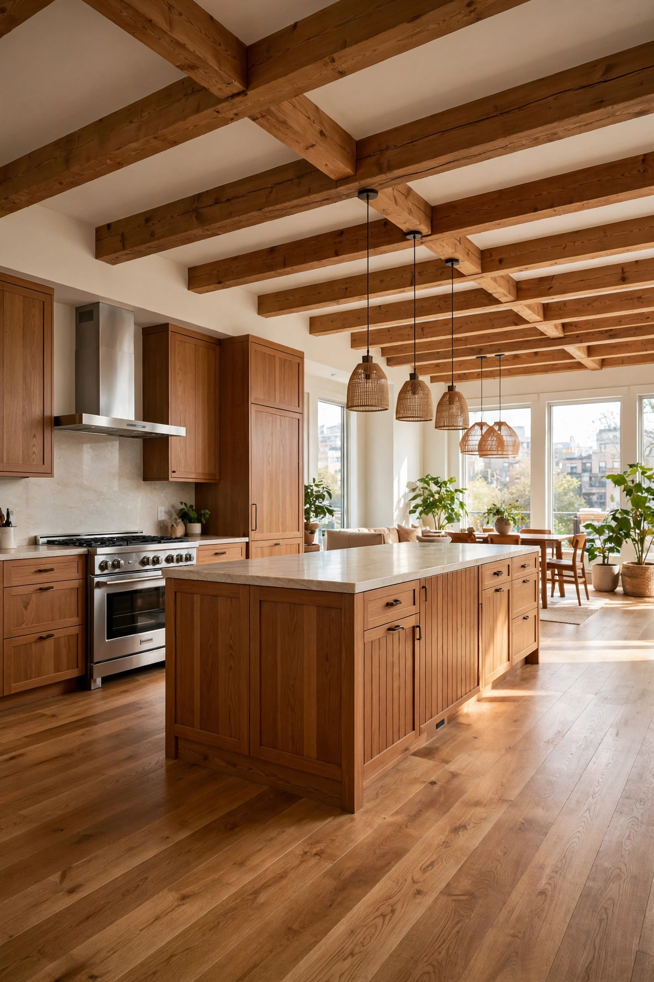Big open kitchen