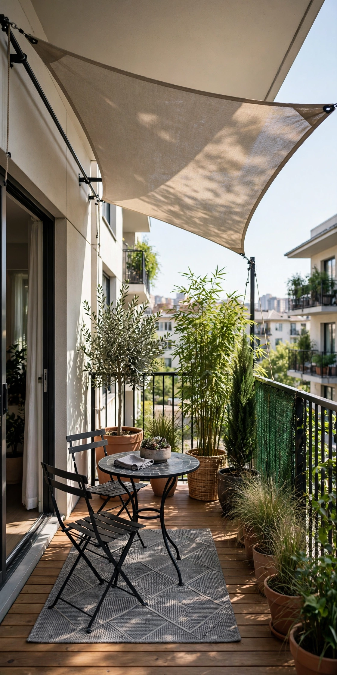 Apartment balcony shade