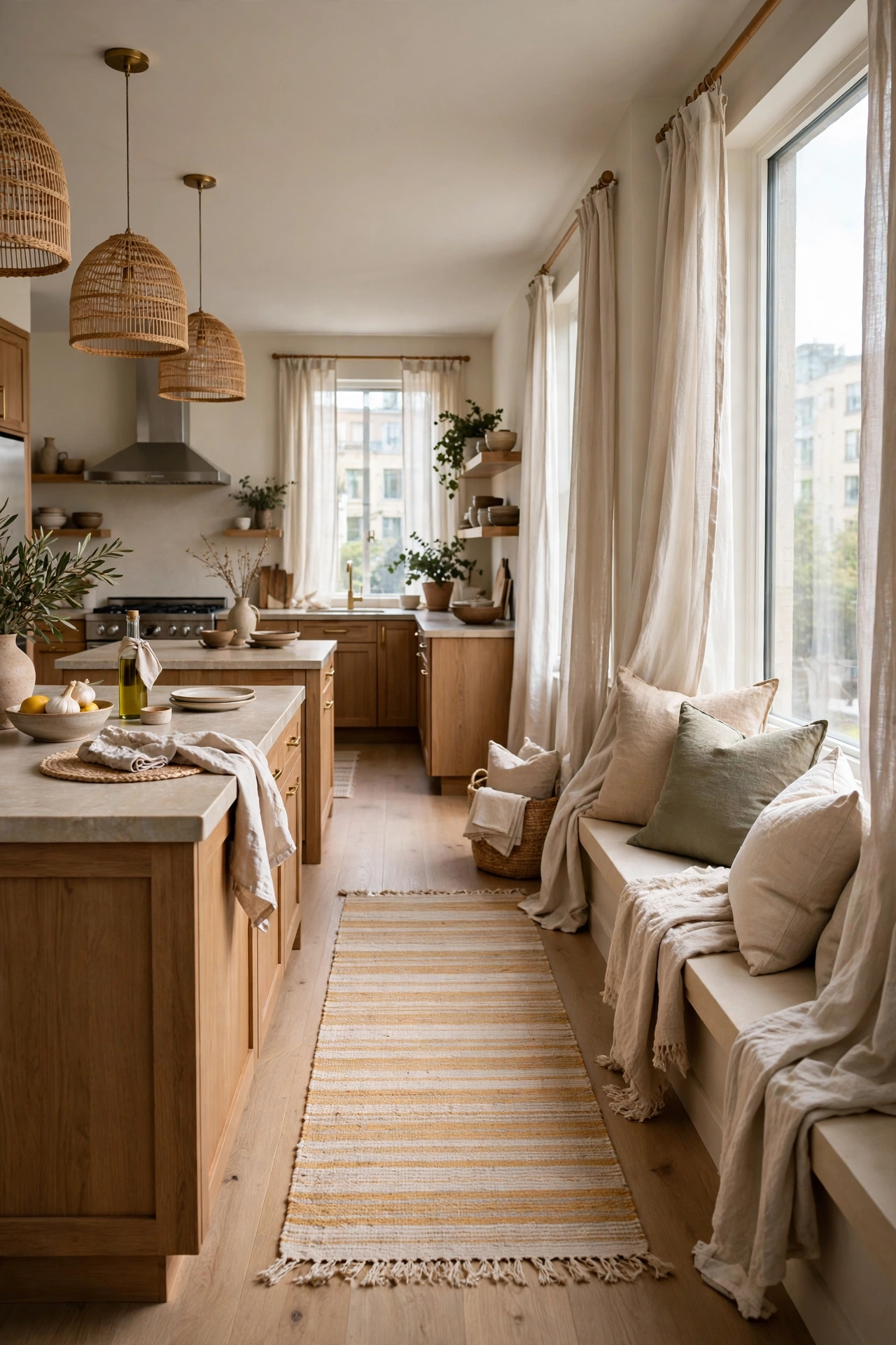 Big open kitchen