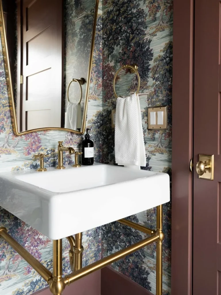 One Brass Finish, Thirteen Bathrooms That Prove It Works