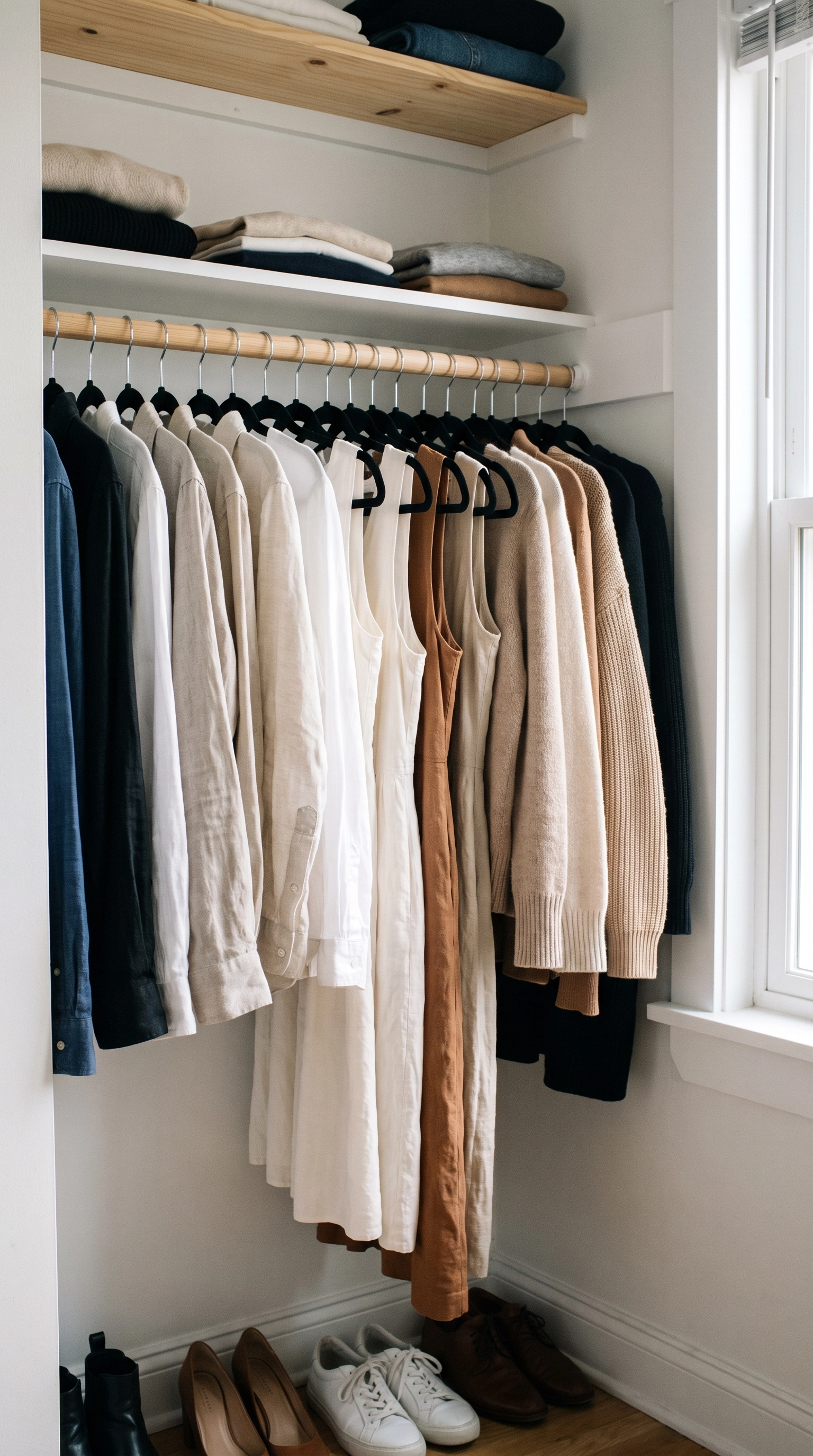 Small apartment closet idea 01
