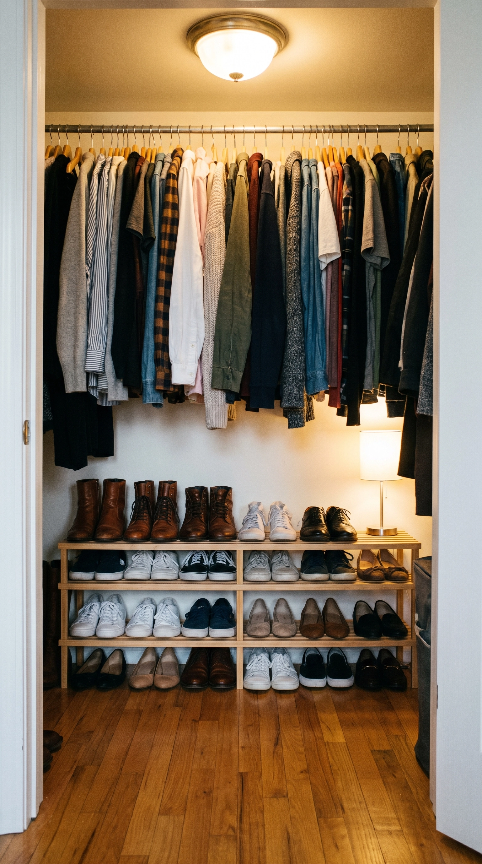 Small apartment closet idea 10