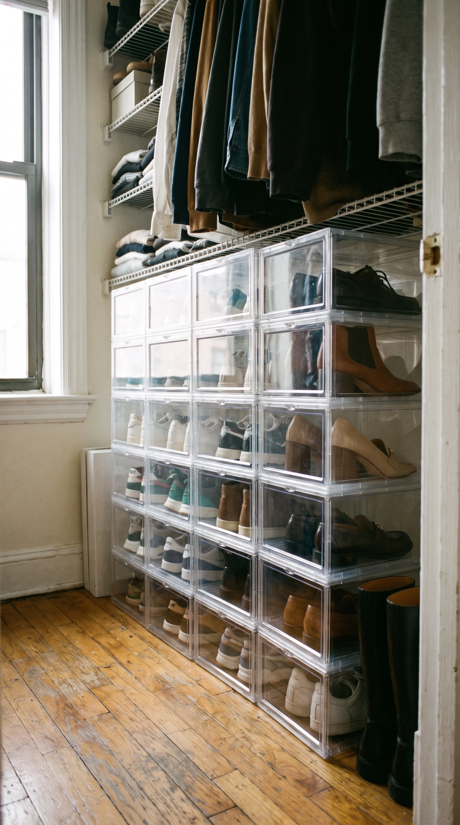 Small apartment closet idea 13
