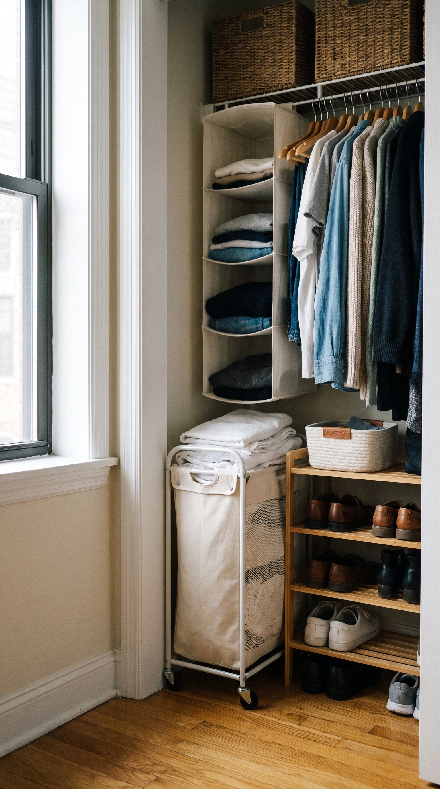 Small apartment closet idea 14