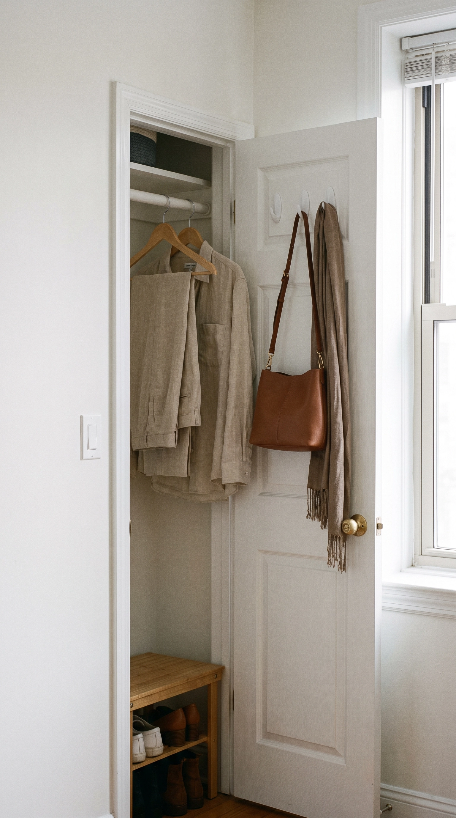 Small apartment closet idea 16