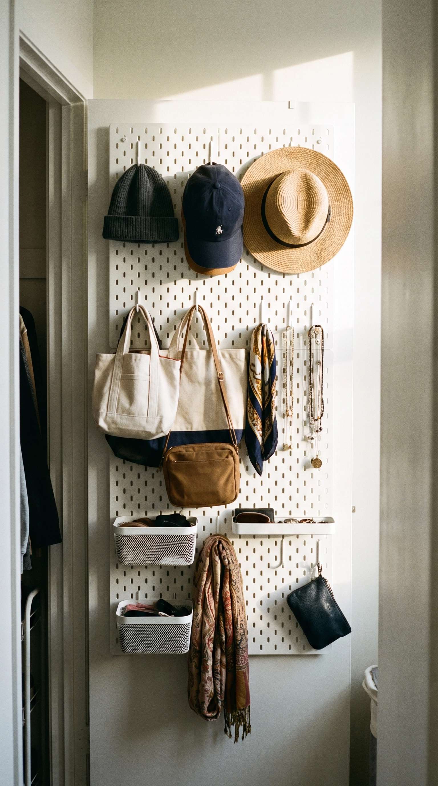 Small apartment closet idea 19