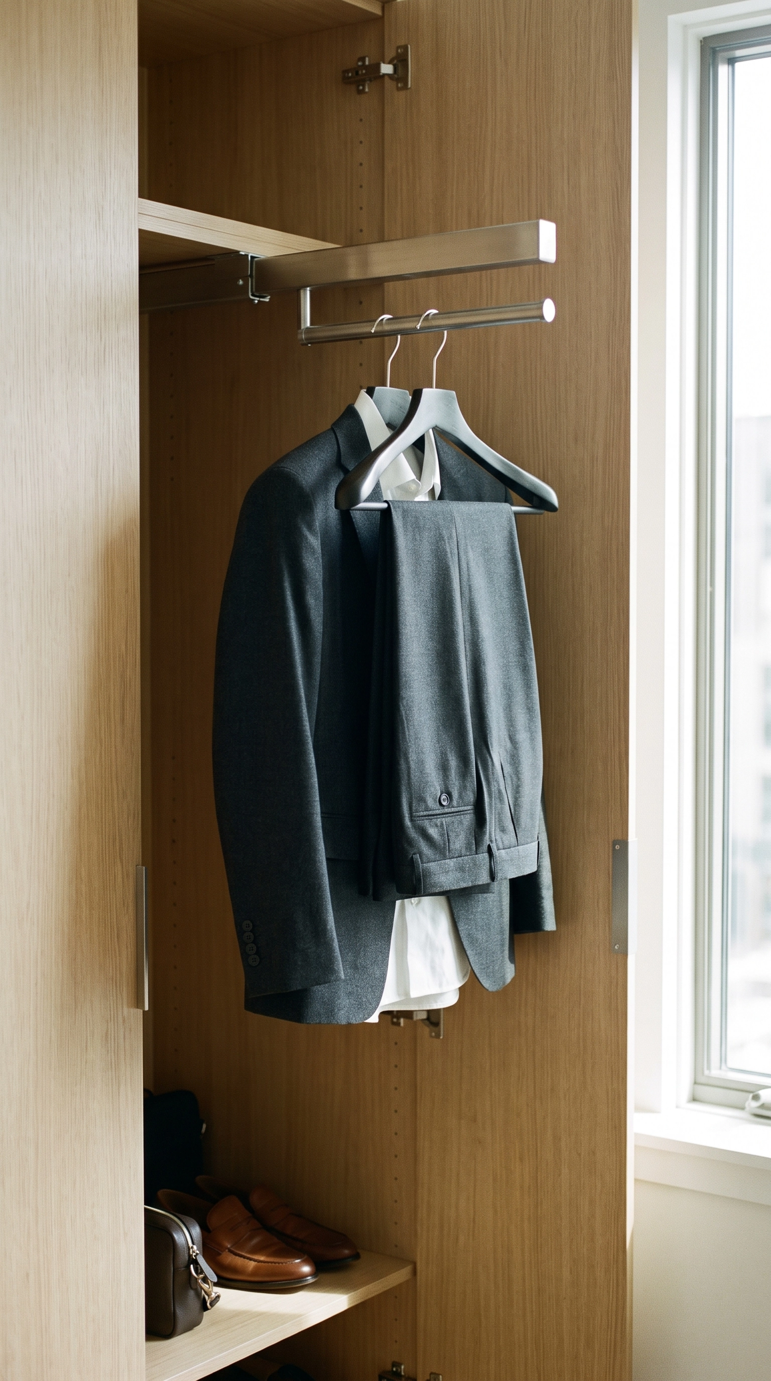 Small apartment closet idea 22