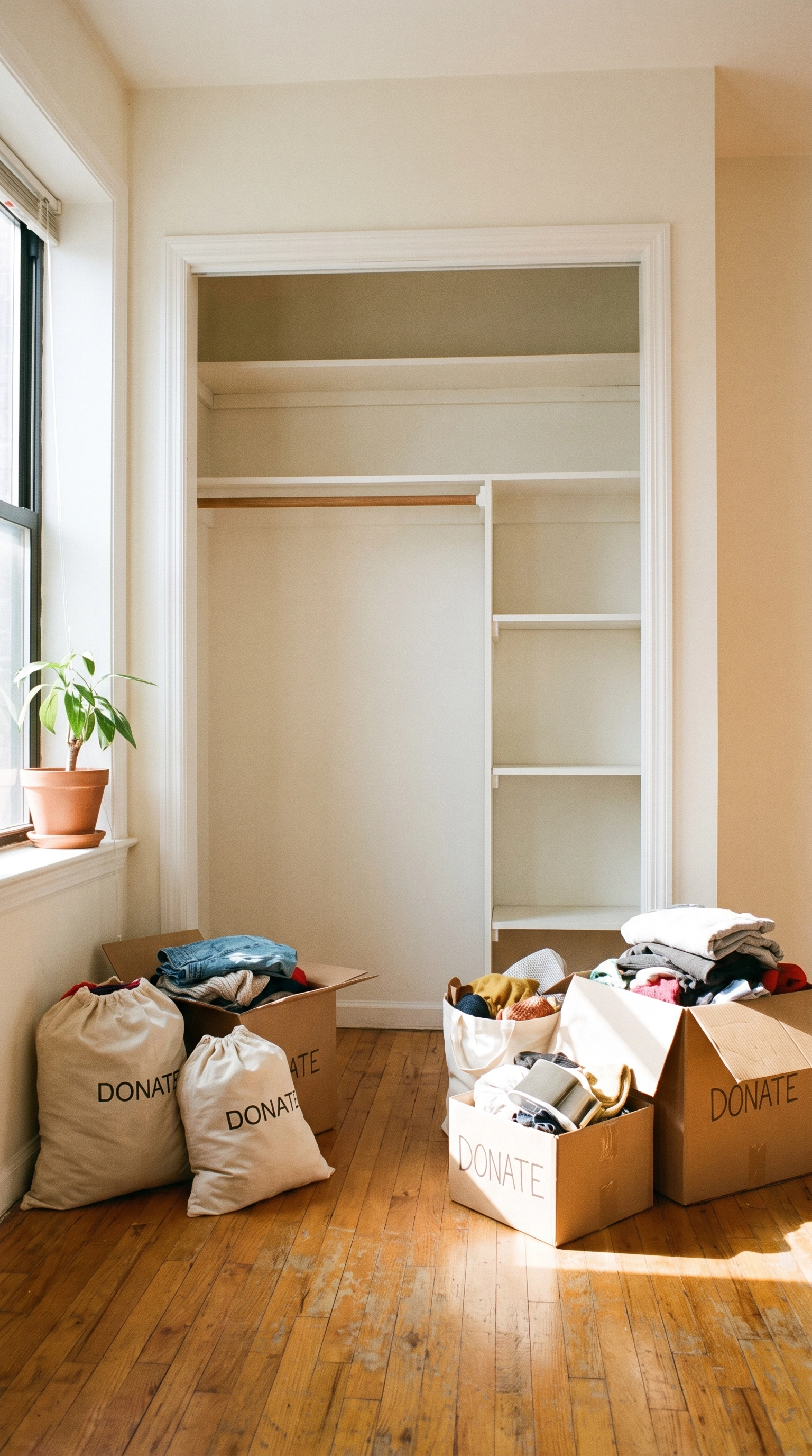 Small apartment closet idea 23