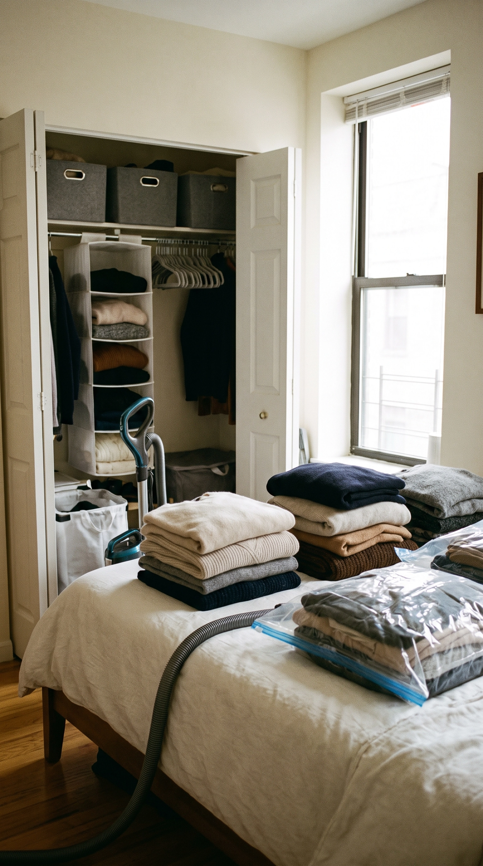 Small apartment closet idea 24